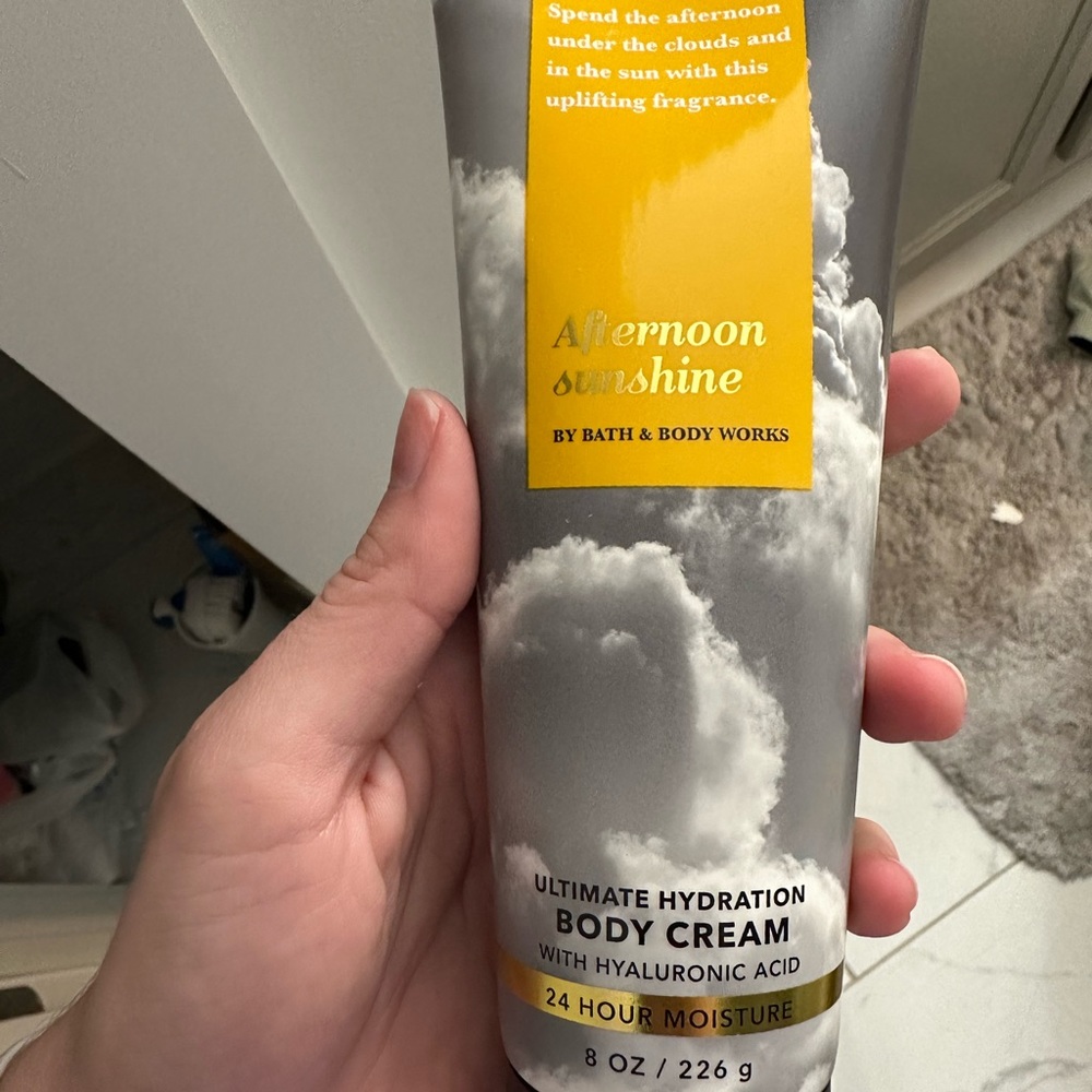 Bath and Body works afternoon sunshine body cream